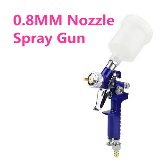 0.8mm 0,8 мм/1,0 мм Bico H-2000 Профессиональный Hvlp Pistola de Ar мини Pistolas краски Aerógrafo Para Pintura carro Aerógrafo - Цвет: 0.8mm