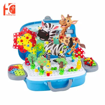 

Boy Toys Simulation Tool Toy Assembled Match DIY Model Kit Screwing Educational 3D Puzzle Toy Assembled Blocks Boys Gifts