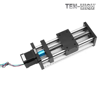 

cnc slide tableGGP ball screw SFU1605 effective travel100-700mm linear guide rail step motor42/57 cnc table module Free Shipping