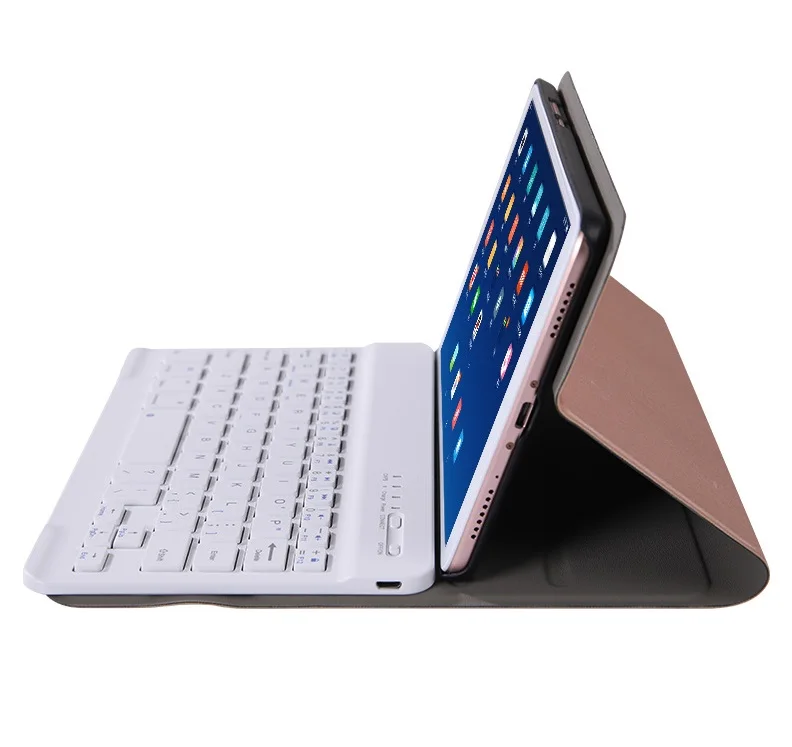  Wireless Bluetooth Keyboard Case For Xiaomi Mi Pad 4 Cover Removable Smart PU Leather Stand Protect