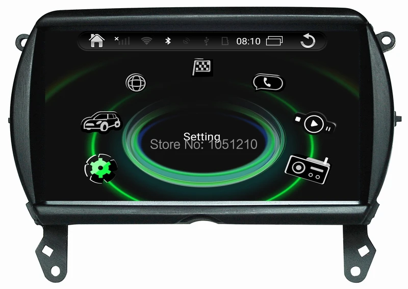 Ouchuangbo радио рекордер мультимедийный плеер для mini cooper- NBT системы с Android 9,0 gps навигация 4 Гб+ 64 ГБ