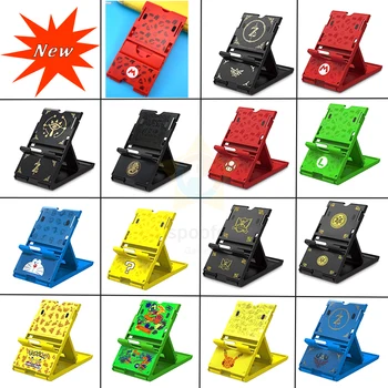 

2020 New Animal-Crossings Stand Adjustable Shell Holder Game Cards Case 2 in 1 Storage Box for Nintendo Switch Accessories