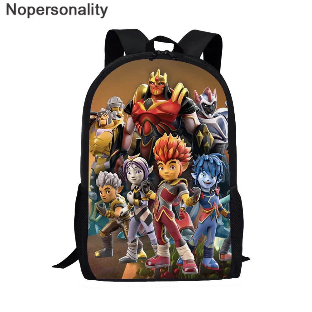 LH1184C Nopersonality крутой Рюкзак Мультфильм Аниме Gormiti печать книга сумка наборы для девочек мальчиков школьные сумки Mochila Средний студенческий рюкзак - Цвет: LH1184C