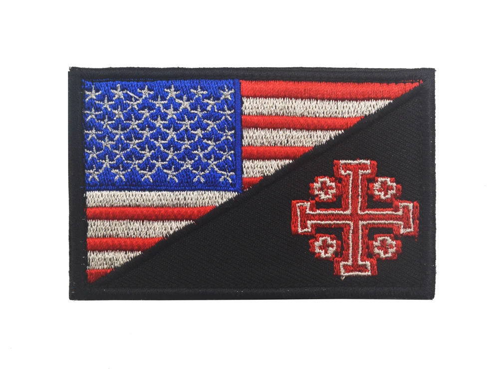 03 ARMY MORALE BADGE TACTICAL MILITARY PATCHES HOOK LOOP PATCH USA FLAG /& U.S