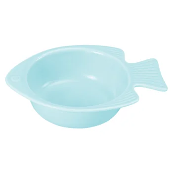 

1 Pc Ceramic Fish Shape Feeding Bowl Skid Resistance Neck Guard Bowl Pet Feeding Bowl for Cats (Sky-blue)
