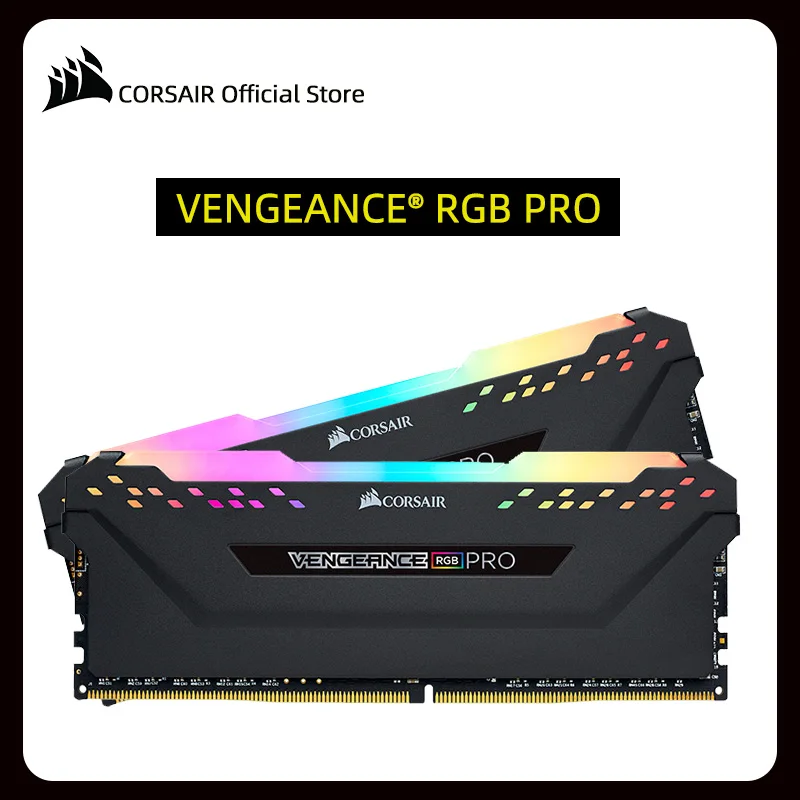 Оперативная память CORSAIR Vengeance RGB PRO DDR4 8 Гб 3000 МГц DIMM для настольного компьютера