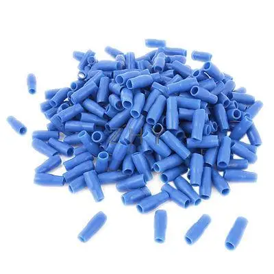 

500pcs Blue PVC 5.5-6mm2 Wire Terminal End Insulated Sleeves Caps Replacement