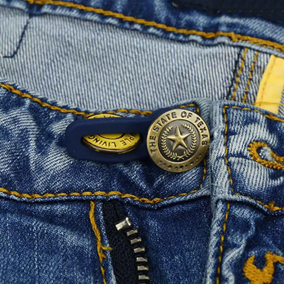 10pcs Jeans Retractable Button Adjustable Detachable Extended Button For  Clothing Jeans 2019 Belt Buckle For Men Women Ceinture|Stowing Tidying| -  AliExpress