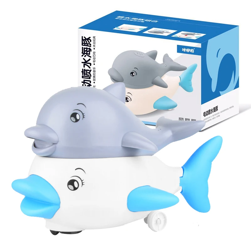 New Baby Bath Toys Spray Water Shower Swim Pool Bathing Electric Whale Bath Ball with Light Music LED Light Toys  for Kids Gift 28