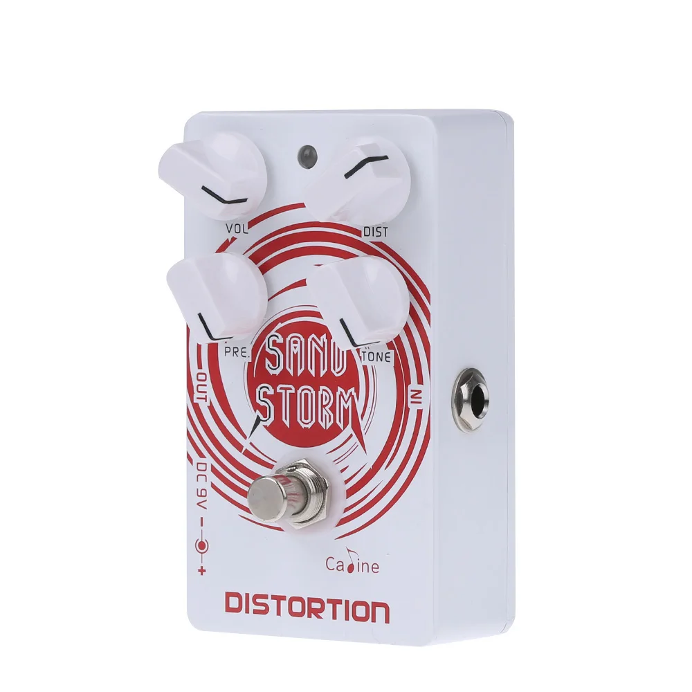 Caline CP-27 Sand Storm Crunch Distortion Guitar Effect Pedal Aluminum Alloy Housing True Bypass