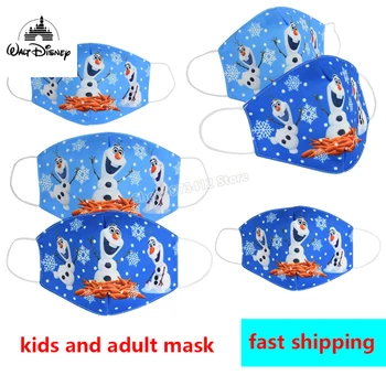 

Disney Frozen Peotective Face Mask Adult and Children's Mouth Mask Dust-Proof Breathable Anti-Fog Haze Mask Boys and Girls Toys