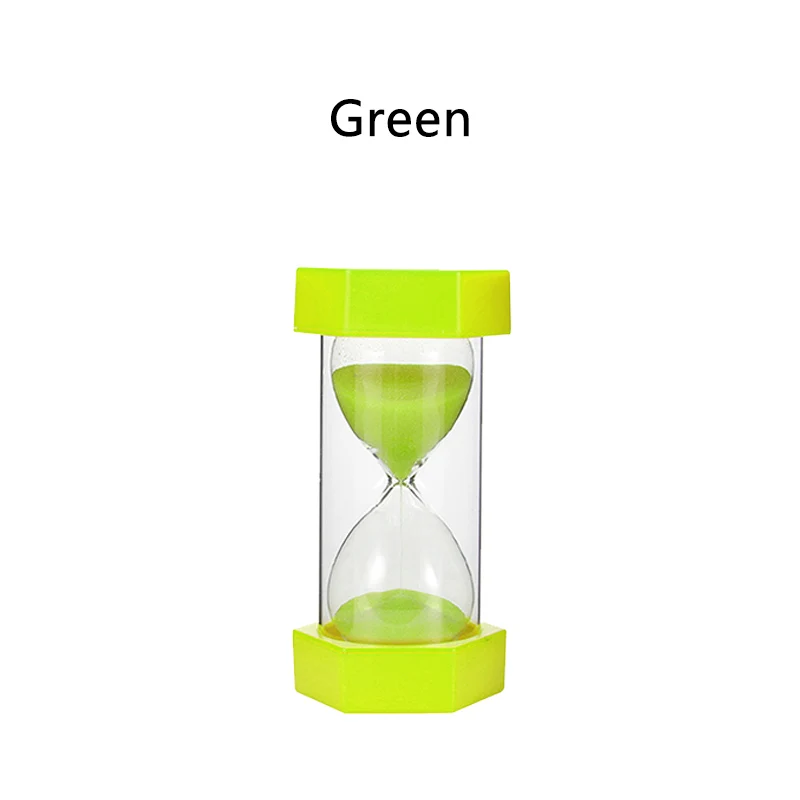 Лидер продаж Популярные Стиль 5/10/15/20/30 мин могут быть использованы как песочные часы по поставке товаров для дома Детские подарок для игры домашний декор - Цвет: GN