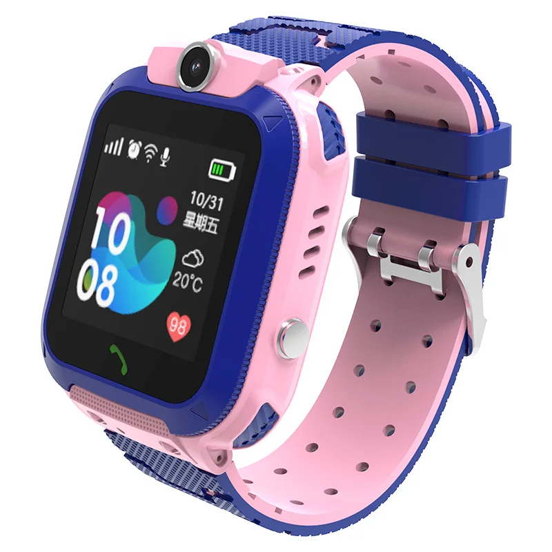 

S12 For Children Waterproof Smart Watch for Kids LBS Tracker SmartWatch SOS Call Anti Lost Monitor Baby Watches for Boys/Girls