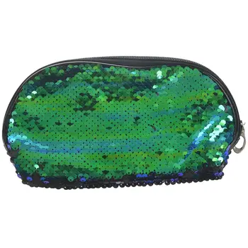 

New Fashion Mermaid Sequin Pencil Case Cosmetic Makeup Coin Pouch Storage Zipper Purse Hot Cosmetic Bags