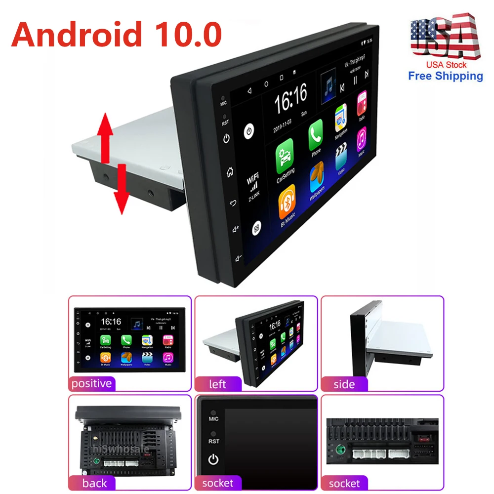 Автомобильная Мультимедийная система 1 din carplay на Android для Suzuki Buick Volkswagen Hyundai Kia Honda