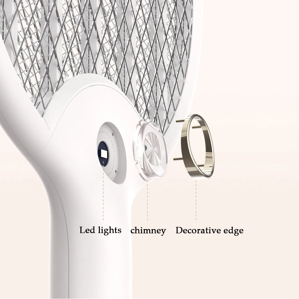 

Summer Hot USB Cordless Battery Power Electric Fly Mosquito Swatter Bug Zapper Racket Insects Killer Home Bug Zappers with LED