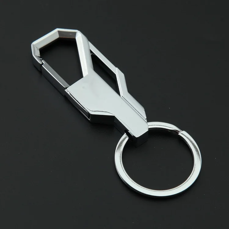 Metal Keychains Creative Fashion Men Car Waist Hanging Buckle Business Valentine's Day Gift Pendant Customizable Logo