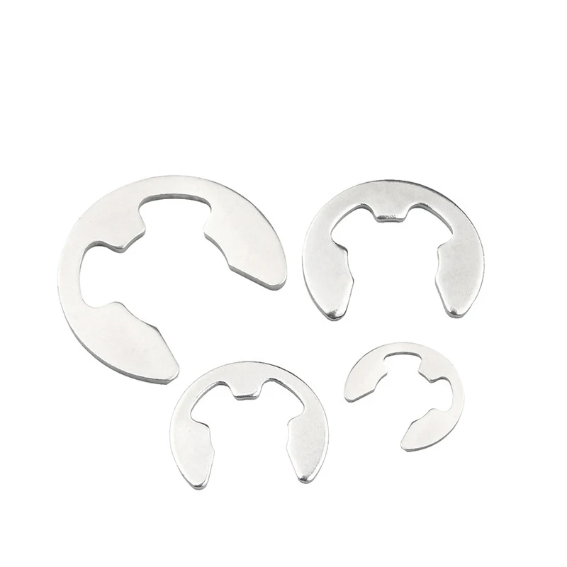 304 Stainless Steel E Clip washer Assortment Kit Circlip retaining ring for shaft fastener M1.2~M10 20PCS,stainless steel washers,retaining clip,retaining clip set,retaining ring,retaining ring set,retaining ring washer