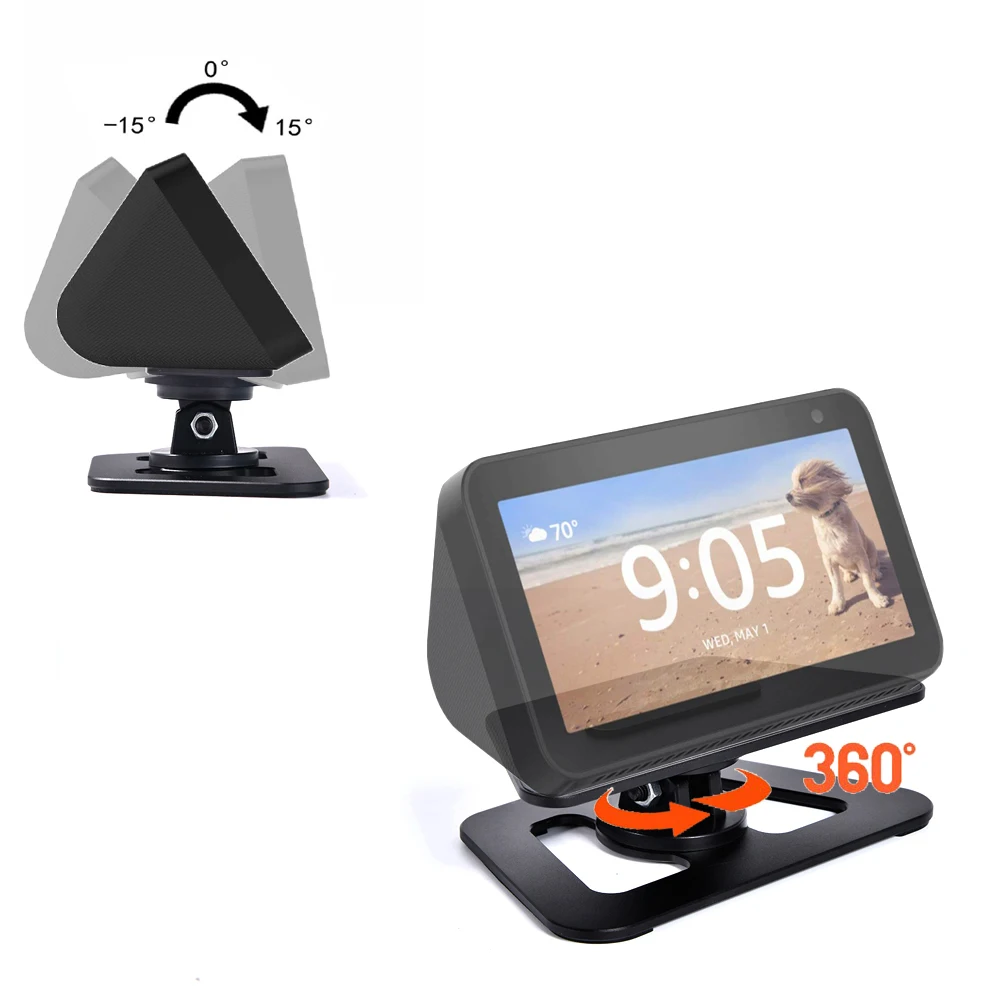 New For Echo Show 5 Stand Base Mount Fully Aluminum Build Base For Echo new-for-echo-show-5-stand-base-mount-fully-aluminum-build-base-for-echo