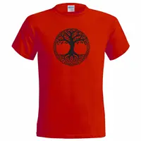 Camiseta con símbolo de árbol de la vida para hombre, camisa informal Unisex de moda, Yggdrasil, Vikingo nórdico, Noruega, vikingsCool, Envío Gratis