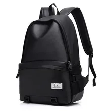 Кожаный рюкзак Подростковая школьная сумка для мужчин и женщин рюкзак для ноутбука для мальчиков школьные рюкзаки для девочек сумка на плечо Mochila