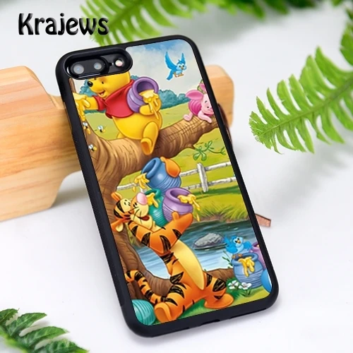 Чехол для телефона krajeus WINNIE THE POOHS Eeyore TIGGER для iPhone 5 6 S 7 8 plus 11 Pro X XR XS Max samsung Galaxy S6 S7 S8 S9 S10 - Цвет: 001
