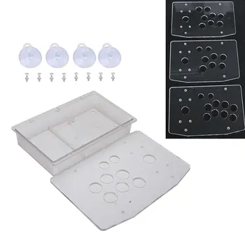 

DIY Arcade Joystick Kits Part Clear Transparent Acrylic Panel Flat Case 24/30mm