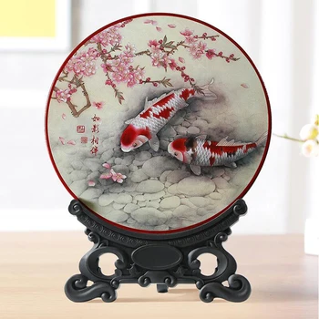 

Home Decoration Crafts Activated Carbon Table Figurine Creative Flower Landscape Painting Ornament Office Coffee Accessories
