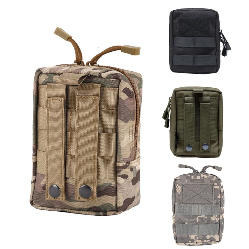 

1 Pcs Tactical Molle System Medical Pouch 1000D EDC Tool Accessories Utility Waist Pack Phone Case Airsoft Hunting Pouch