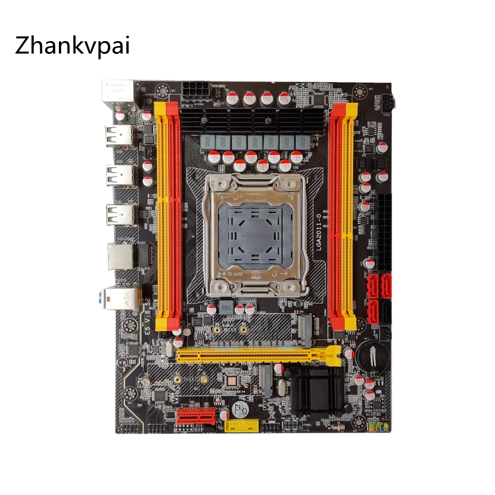 Материнская плата X79M LGA 2011 USB2.0 SATA3 с поддержкой памяти REG ECC и процессором Xeon E5