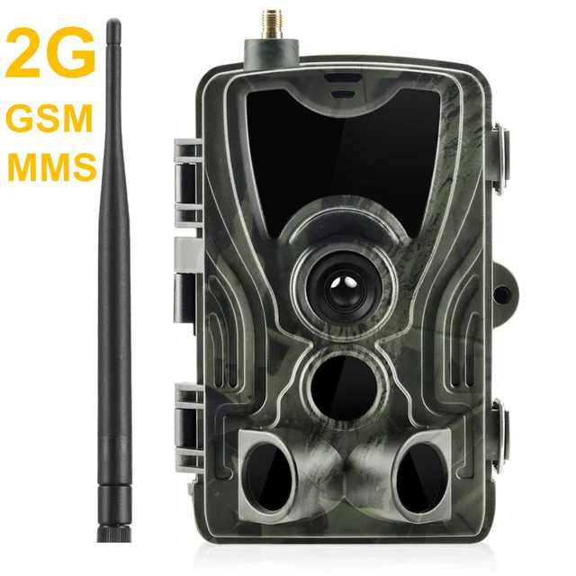 HC801M WITH MMS 2G MMS камера для охоты HC801M камера для животных инфракрасная камера для фото и видеонаблюдения 16MP 1080P камера для охоты с ночным видением Chasse - Цвет: HC801M WITH MMS