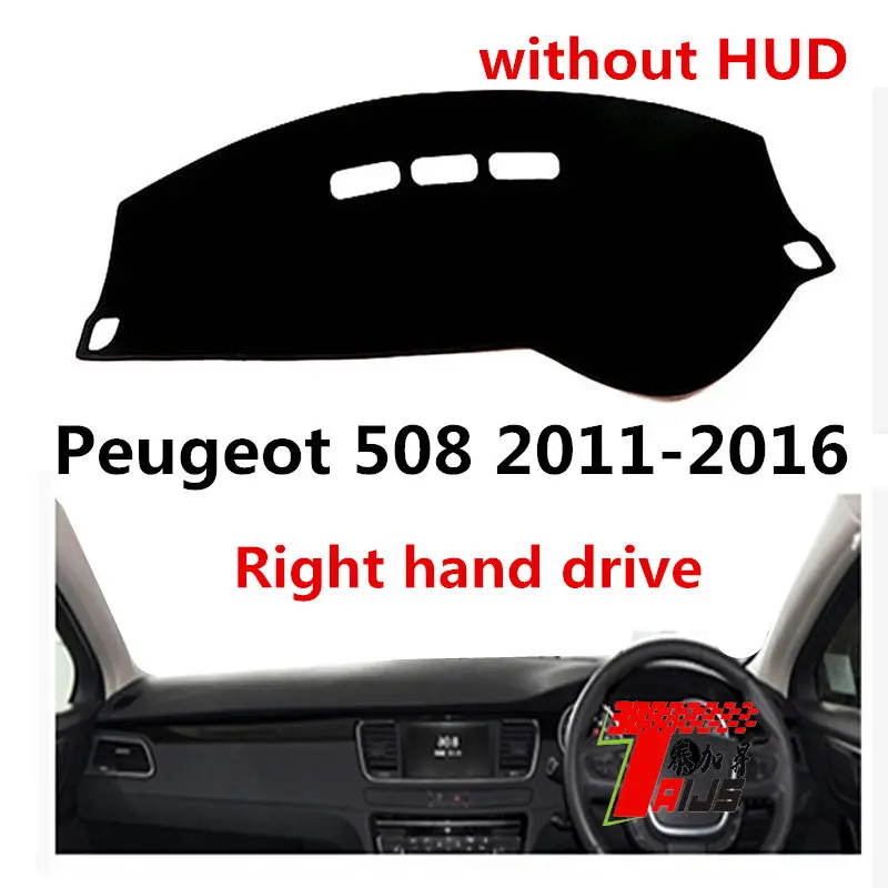 Taijs правый руль автомобиля приборной панели Крышка для peugeot 508 без HUD 2011- высокое творческое простое большинство людей выбор автомобиля