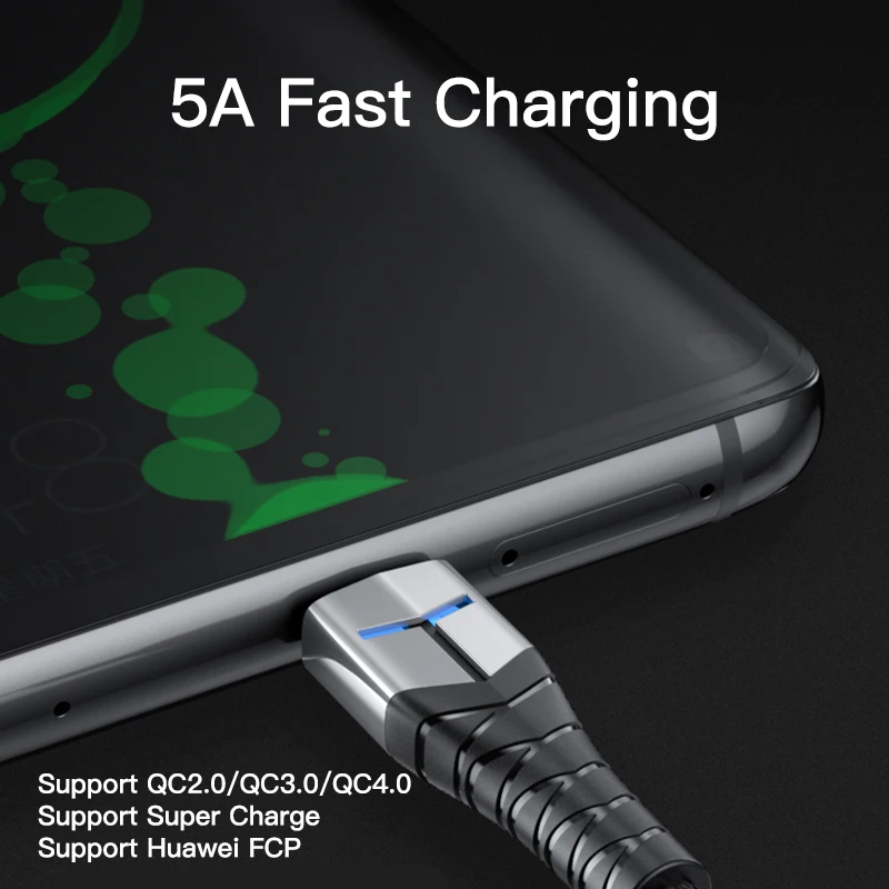 Кабель USB Type C для быстрой зарядки QC 4 0/3 0/2 0 зарядный кабель Samsung Galaxy LG Huawei Xiaomi Redmi