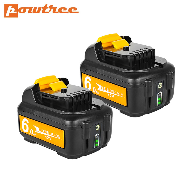 12V MAX Li-ion DCB120 Battery For Dewalt 3.0/4.0/6.0Ah DCB121 DCB123 DCB125 DCD710 DCF813 DCF815 DCF610 DCB100 DCT410S