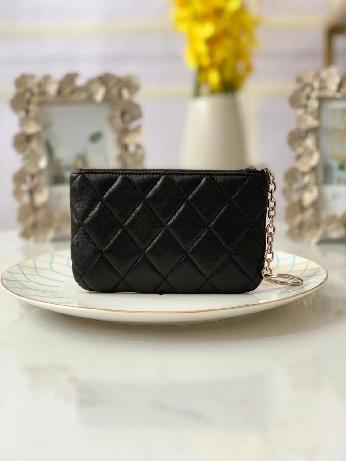 

2020Women luxury caviar leather Wallet top quality designer brand Clutch card holder feminine purse cellphone pouch long Wallet