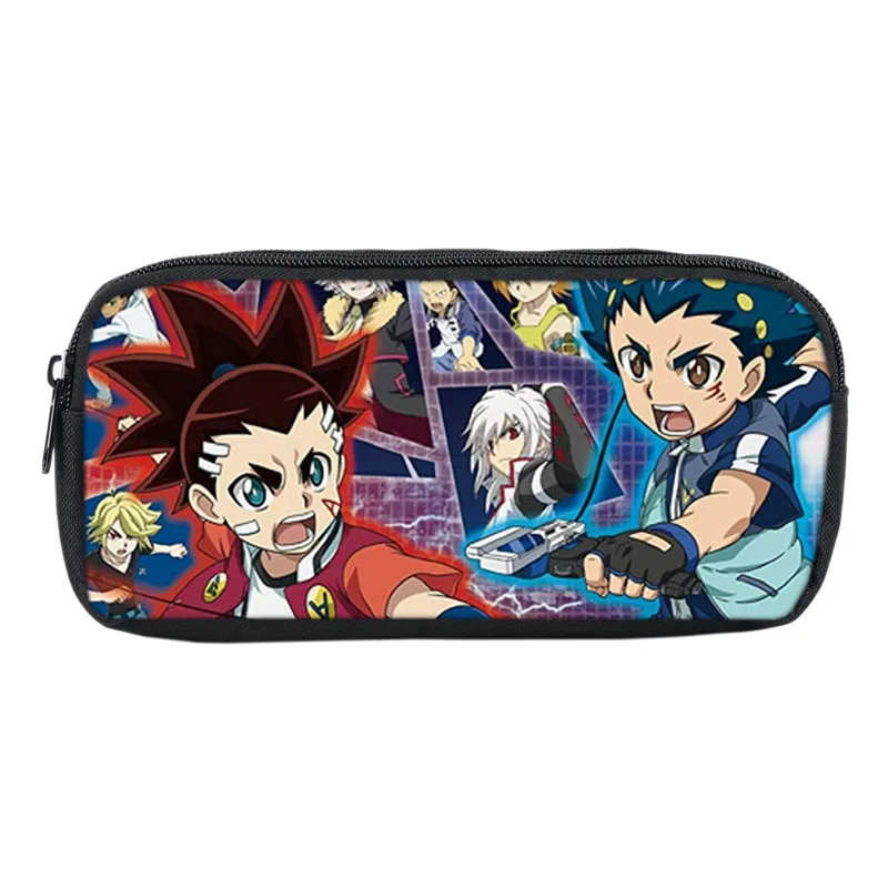 Аниме Beyblade Burst Evolution печать пеналы для карандашей дети маленький карандаш держатель Детская школьная Ручка Сумка - Цвет: 8