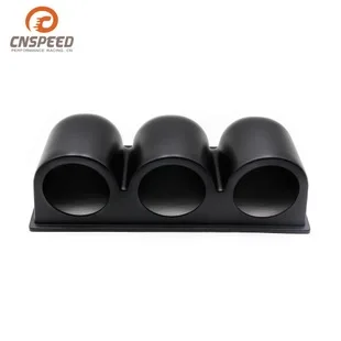 2-Inch 52mm Modified Instrument Stand Carbon Fiber Left Hand Drive 3-hole Dashboard Cover