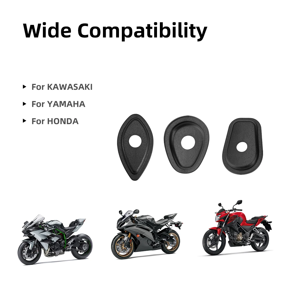 Motorcycle Turn Signals Indicator Adapter Spacers For Honda Rebel 300 500 For Kawasaki Z750 Z800 Z900 Z1000 Yamaha MT09 MT07