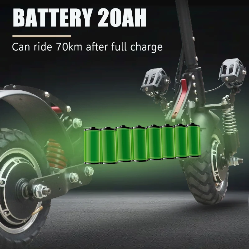 Perfect Electric Scooter 70KM Max Mileage Foldable E Scooters Adults