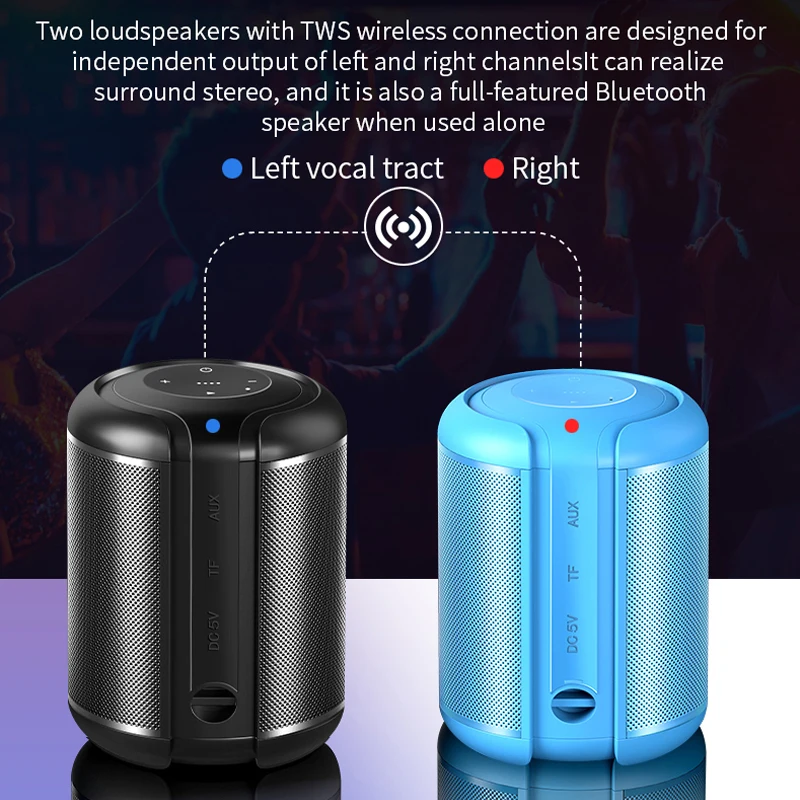 Mini Portable Bluetooth Speaker True 