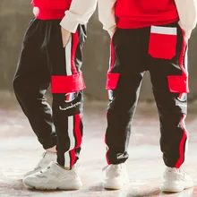 Брюки для мальчиков; коллекция года; сезон весна; детская одежда; большой слюнявчик для мальчика; комбинезон в Корейском стиле; Разноцветные длинные брюки