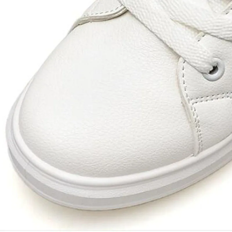 COVOYYAR; коллекция года; зимняя обувь; женские теплые плюшевые ботинки на меху; женские кроссовки на платформе; Модная хлопковая Обувь На Шнуровке; Цвет белый; WSN2010