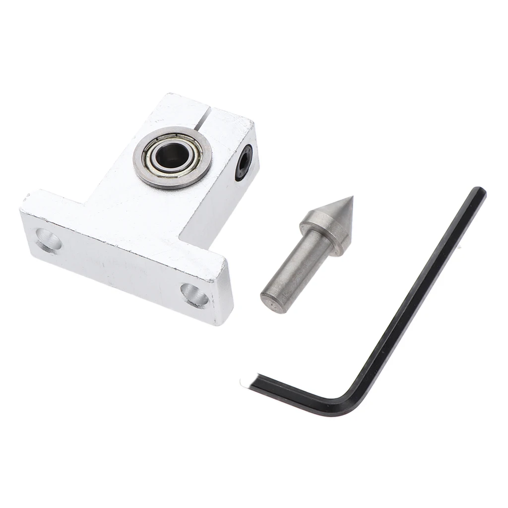 Alloy Lathe Tailstock Center & Thimble Drill Bit for Mini Wood Lathe Machine