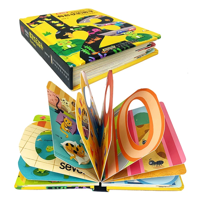 0-3-4-6 anni Animal 3D Stereo Picture Book libri educativi in inglese libro  di