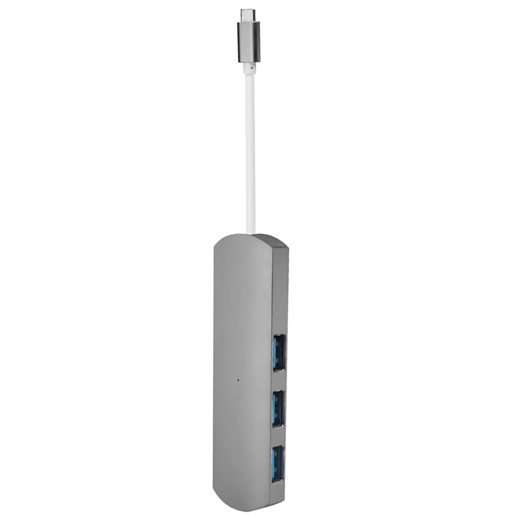 3-Порты и разъёмы USB 3,0 Ultra Slim центр данных подходит для Macbook/Mac Pro/mini/iMac/Surface Pro TYPE-C удлинитель для головок