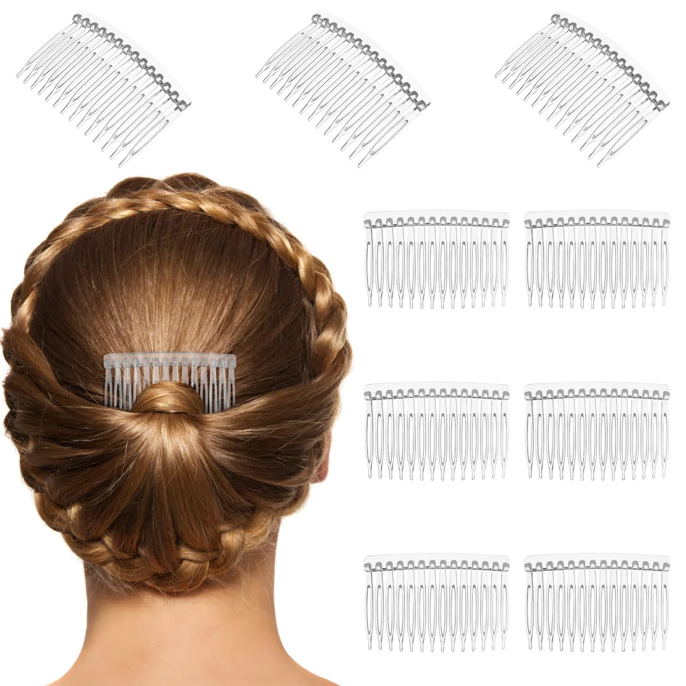Hair Comb Combs Charms Women Accessories Girls Hair Brushes For Girls Side Combs For Women Clip Teeth Teethed Clips French hair comb,hair accessory,hair clip