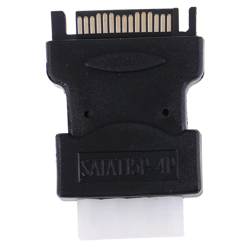 1 шт. 15pin штекер на 4pin ПК IDE Женский конвертер переходник преобразователь питания разъем