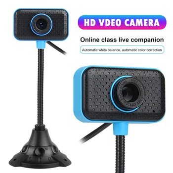 

Goose Neck HD USB Webcam with Built-in Microphone Web Camera for Win 10 8 7 Digital Video Camera with Microphone