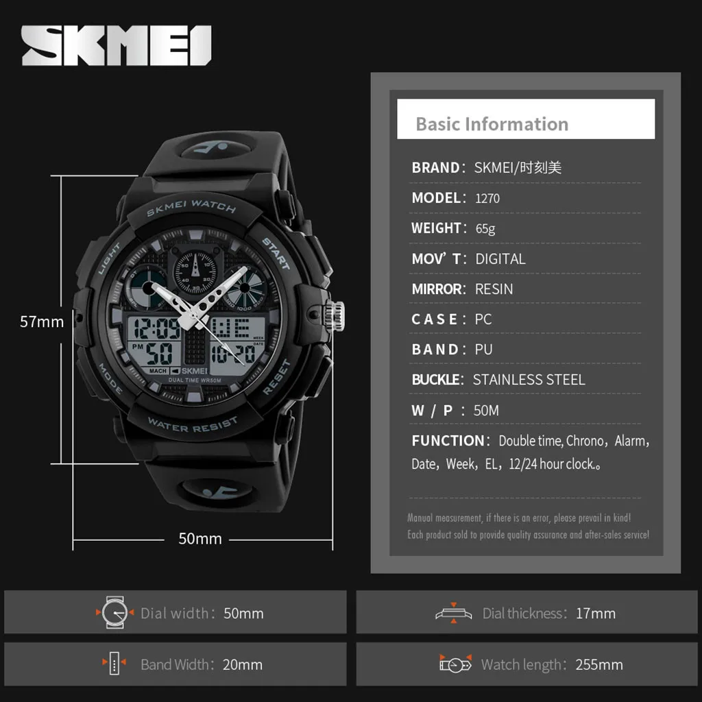 SKMEI S Shock, мужские спортивные часы, лучший бренд, роскошные Цифровые часы, водонепроницаемые, военный, светодиодный, мужские электронные часы, Relogio Masculino