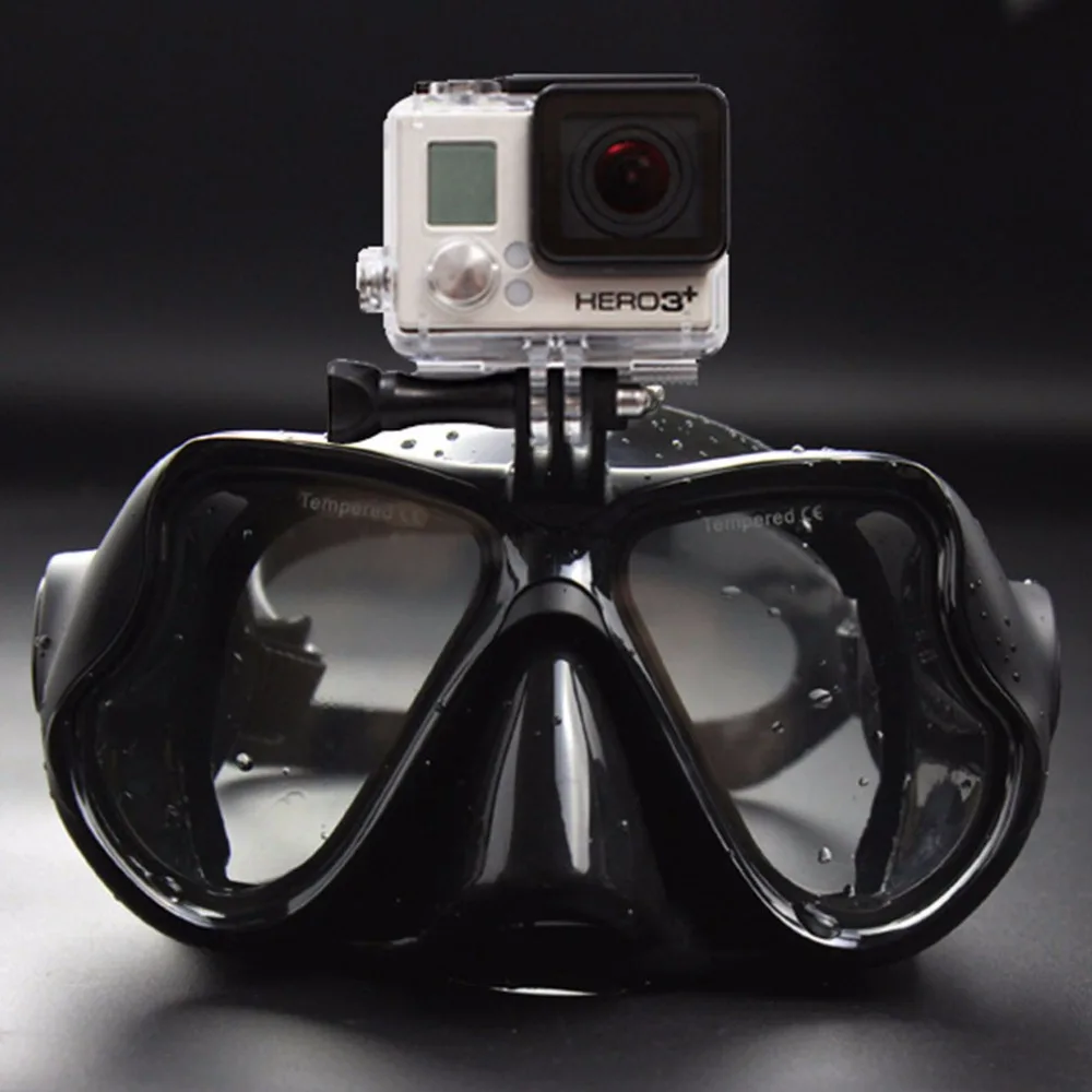 

Hot Dropship Professional Underwater Camera Diving Mask Scuba Snorkel Swimming Goggles for GoPro Xiaomi SJCAM Sports Camera